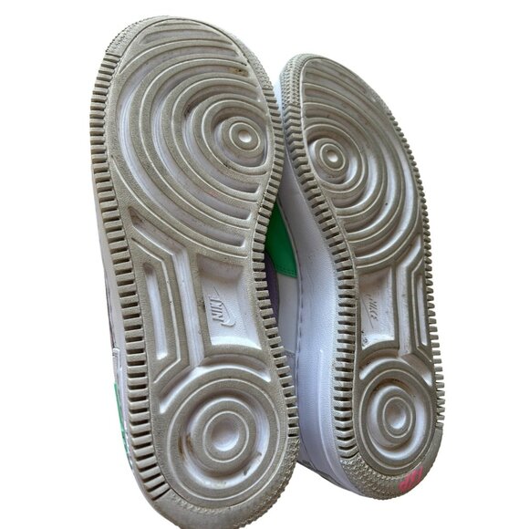 Nike Air Force 1 women's Sz 9.5 Shadow White Infinity Lilac - Picture 6 of 10